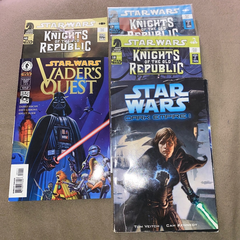 GIFTED 🍀Star Wars, Knights Republic, dark horse comics bundle